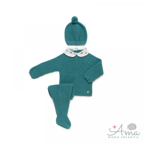 Conjunto 3 piezas trenzas hombro - Colección Oda Juliana
