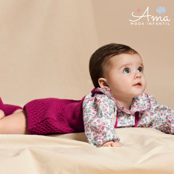 Peto punto camisa flores - Colección Ritmo Juliana
