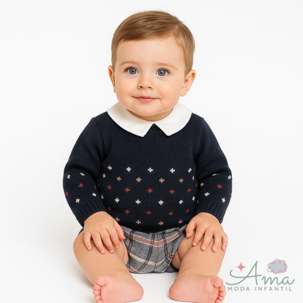 Conjunto pantalón cuadro - Colección Armonía Juliana