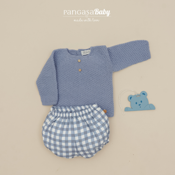 Conjunto traje 2 piezas bruma - Pangasa Baby