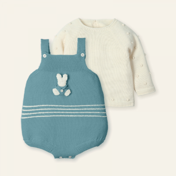Peto + jersey punto bullones conejito RABBIT MOONLIGHT