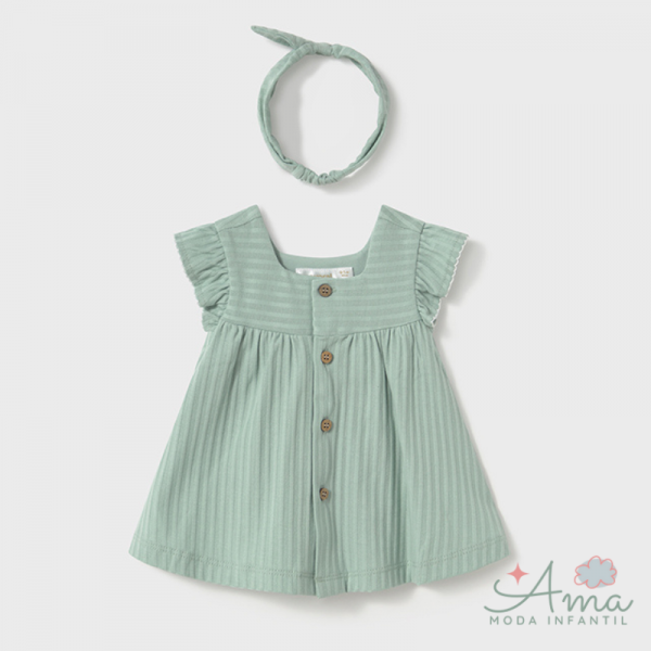 Vestido punto bebé niña Mayoral